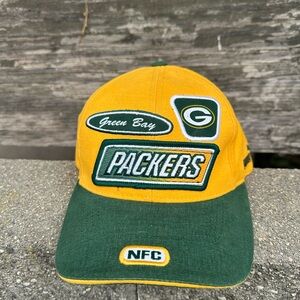 Vintage Puma Green Bay Packers NFL Football Pro Line Hat